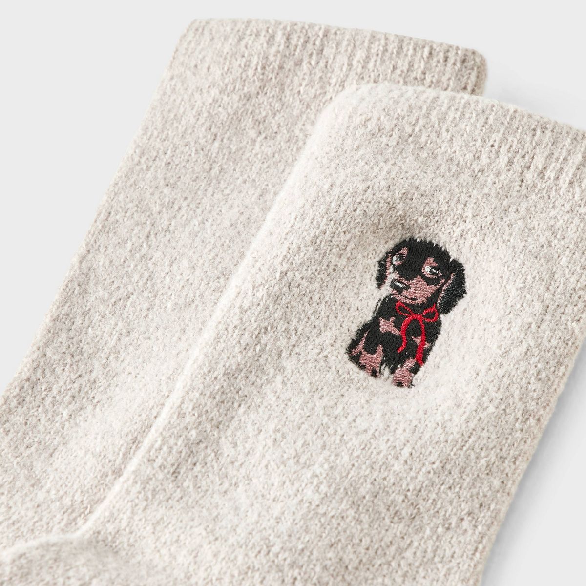 Girls' Sweater Cozy Crew Socks - Cat & Jack™ - thumbnail 3