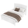 KWPZQEB Full/Queen/King Size Platform Bed, Farmhouse Wood Platform Bed w/ 37.8"H Headboard & Strong Support Slats, No Box Spring Needed, Easy Assembly - 3 of 4
