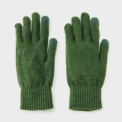Men's Knit Tech Touch Gloves - Goodfellow & Co™ One Size Fits Most