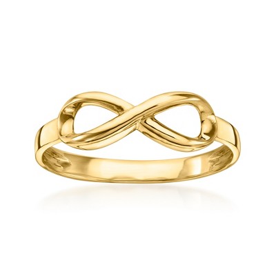 Ross-Simons 10kt Yellow Gold Infinity Ring