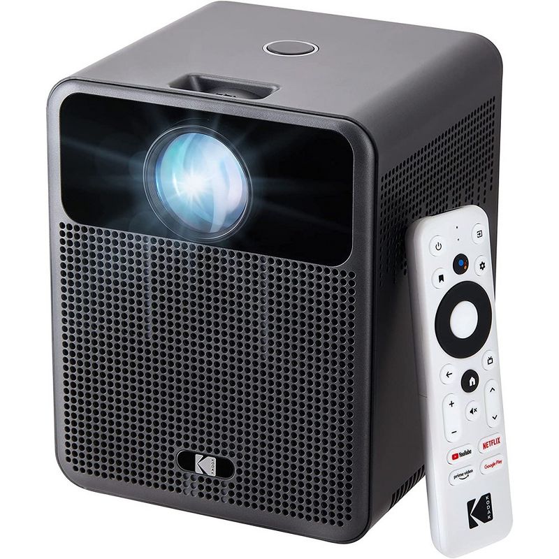 Kodak FLIK HD10 Portable Smart Projector, Wifi, Bluetooth & Android TV, 1 of 6