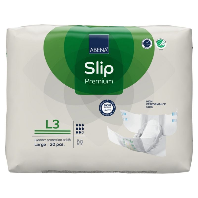 Abena Slip Premium L3 Adult Incontinence Brief L Heavy Absorbency 1000021291, 40 Ct, 3 of 6