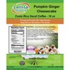 Larissa Veronica Pumpkin Ginger Cheesecake Costa Rica Decaf Coffee (Gourmet, Naturally Flavored, Whole Coffee Beans) (16 oz, ZIN: 564155) - 2 of 4