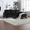 NicBex 3-Seater Chenille Sofa Couch with Removable Storage Ottoman & Cup Holders,Upholstered Sleeper Sofa for Living Room,Bedroom - 3 of 4