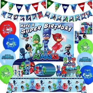 Treasures Gifted PJ Masks Party Supplies Ultimate Set for 24 Guests - 1 of 1