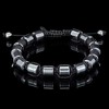 West Coast Jewelry Men's Hematite Stone Bead Adjustable Bracelet (8mm) - 2 of 4