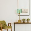 21" Jasmine Globe Shade Table Lamp Green - River of Goods - 4 of 4