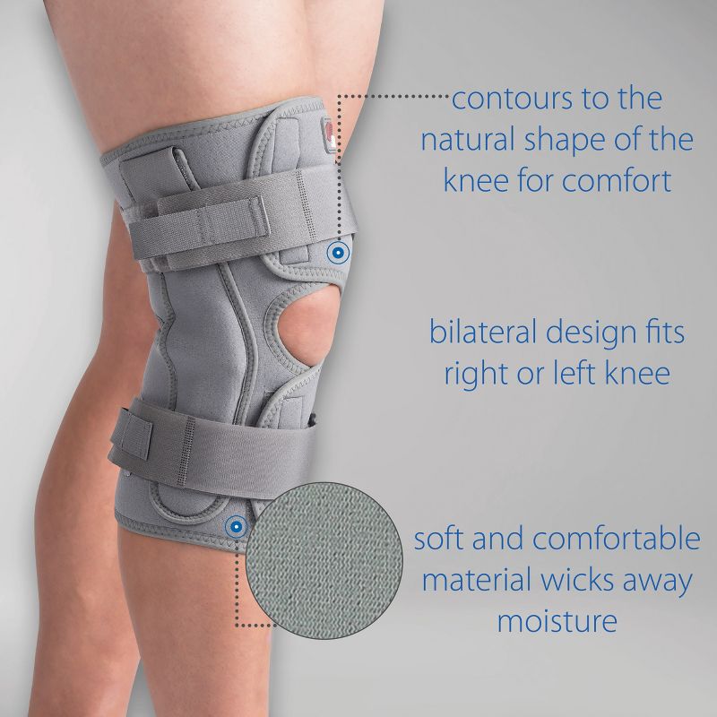 Swede-O Thermal Vent Open Wrap Hinged Knee Brace, 3 of 7