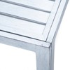 LeisureMod Patio Coffee Table with Black Aluminum Frame - Chelsea Collection, Weather-Resistant Design, Perfect for Outdoor Spaces - 3 of 4