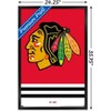 Trends International NHL Chicago Blackhawks - Logo 21 Framed Wall Poster Prints - 3 of 4