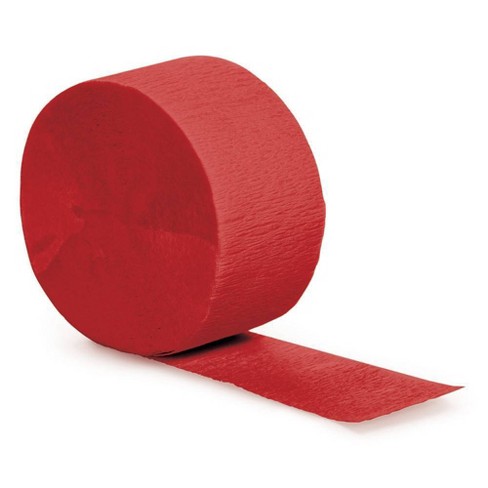 6ct Streamers Classic Red