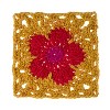 Red Heart All in ONE Flower Power Yarn 3 Pack-Poppy Star - 3 of 4