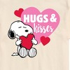 Men's - Peanuts - Snoopy Hugs And Kisses Short Sleeve Graphic T-Shirt - 2 of 4
