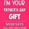 Women's Design By Humans I'm Your Father's Day Gift You Are Welcome By sukhendu12 Racerback Tank Top - 2 of 2