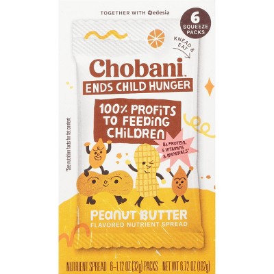 Chobani Super Peanut Blend Plain - 6pk/6.72oz