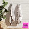 2pk 30" x 60" Print and Stripe Cotton Beach Towels - Great Bay Home - 2 of 4