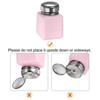 Unique Bargains Plastic Makeup Remover Nail Polish Push Down Alcohol Dispenser Bottles 6oz Pink - 4 of 4