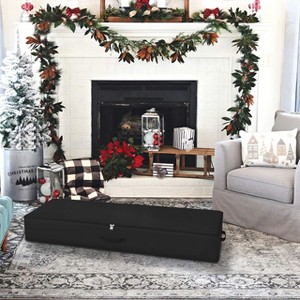 Covers&All Christmas Wrap Organizer Storage Bag 18 Oz Waterproof with Zipper & Handle - 1 of 4
