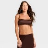 Women's Satin Unlined Scoop Bralette - Auden™ - 3 of 3