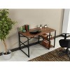 NicBex 47 Inch Computer Desk Home Office Desk with 2 Open Shelves and Metal Frame - 2 of 4