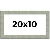 PosterPalooza | Panoramic Sculpted Blue Picture Frame - UV Acrylic, Foam Board Backing, Hanging Hardware - 2 of 4