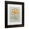 Trademark Fine Art - Pictufy Studio  Flower Yellow and Green Matted Framed Art - 3 of 4