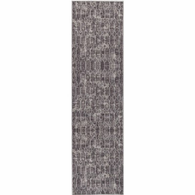 Nicole Curtis Machine Washable Series 1 Modern Trellis Indoor Rug Mocha ...