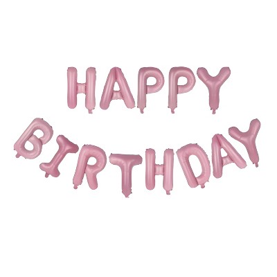 Kitcheniva 16" Happy Birthday Balloons Banner Foil Letters