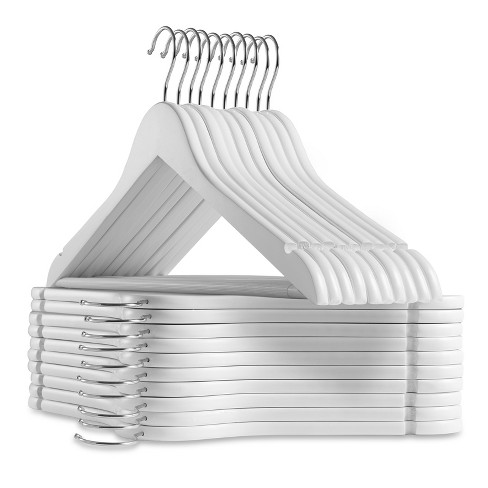 Non-Slip Hanger (White, Swivel Hook)