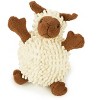 goDog Fuzzy Wuzzy Lamb Squeaky Plush Dog Toy, Chew Guard Technology, Small - 2 of 4