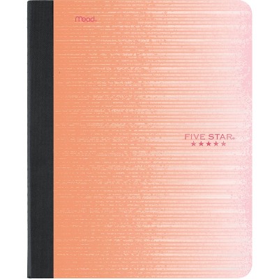 Photo 1 of Bunde of 3x Five Star Wide Ruled Composition Notebook 100 Pages Pink