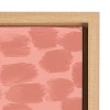 18" x 24" Sylvie Desert Wanderer Lady Framed Canvas by Kendra Dandy of Bouffant and Broken Hearts Natural - Kate & Laurel All Things Decor - 3 of 4