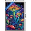 Trends International Simonetta Zambelli - Psychedelic Mushrooms Framed Wall Poster Prints - 3 of 4