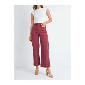 Women's Denim Utility Pants - JUST USA - 1 of 4