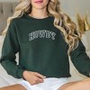 Simply Sage Market Women's Graphic Sweatshirt Embroidered Howdy Varsity Outline - 2 of 3