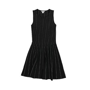 bar III Womens Metallic-Piping Fit & Flare Empire Sweater Dress - 1 of 2