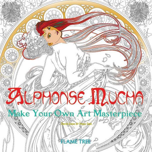 Alphonse Mucha (art Colouring Book) - (colouring Books) (paperback
