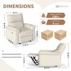 Electric Wall Hugger Recliners Wall Hugger Recliner Chair Small Spaces Wall Away Recliner,Power Recliner Chairrecliner With USB Port-Cuddlewood - 4 of 4