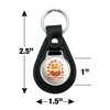 Garfield Living The Dream Black Leather Keychain - 2 of 4