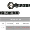 INSPIRE CHIC Womens Leopard Printed 0.7" Width Faux Fur Leather Retro Waist Belts 1Pc - 4 of 4