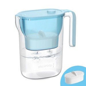Waterdrop Water Filter Pitcher, 200-Gallon Long-Life, Countertop NSF Certified Water Purifier, Replaces 6,400 Plastic Water Bottles a Year - 1 of 4