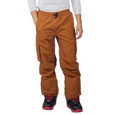 Alpine Swiss Mens Snowboard Pants 10K Waterproof Insulated Cargo Ski Pants Breathable Winter Snow Sport Outdoor Trousers