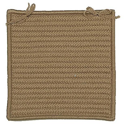 Colonial Mills Simply Home Solid - Café Tostado Chair Pad, Set of 4