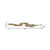 Snake Candle Holder - Modern Aluminum Decorative Taper Holder for Home & Office - 1" Gold - 3 of 4