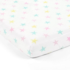 Lush Décor Micro Plush Fitted Crib Sheet - 1 of 4