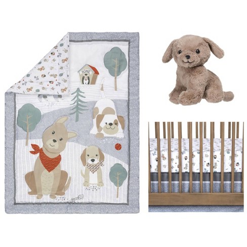 Dog themed 2024 crib bedding