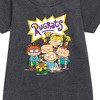 Girls' - Rugrats - Natural Wonder Graphic Short Sleeve Fleece Dress - 2 of 4