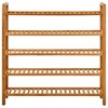 vidaXL Shoe Rack Shoe Storage Organizer Shoe Shelf for Closet Solid Oak Wood - 2 of 4