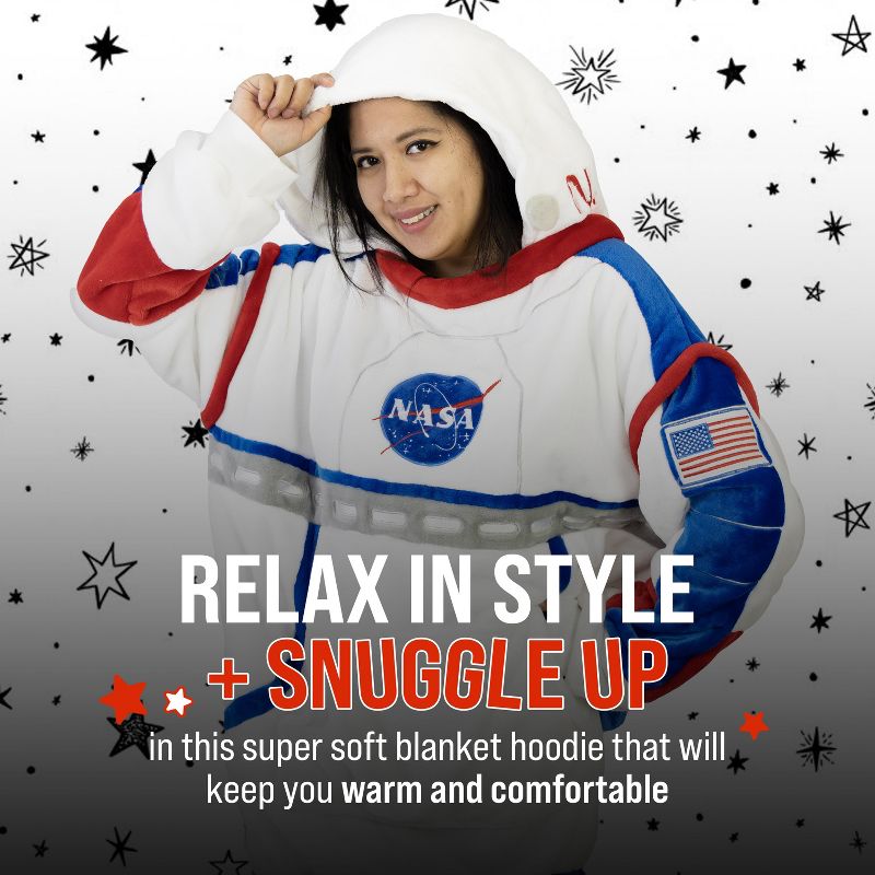 NASA Astronaut Snugible Blanket Hoodie & Pillow, 5 of 9
