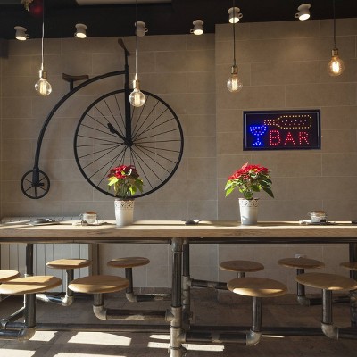 21.75" Vintage LED Bar Sign with Animation